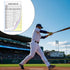 XUEJITECH 4-Part 150 16 Baseball/Softball Lineup Cards, Carbonless Copies with Tearing Line, Games with Player Roster