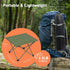 Small Folding Camping Table with Carry Bag, Portable Ultralight Compact Aluminum Beach Table, Foldable Mini Collapsible