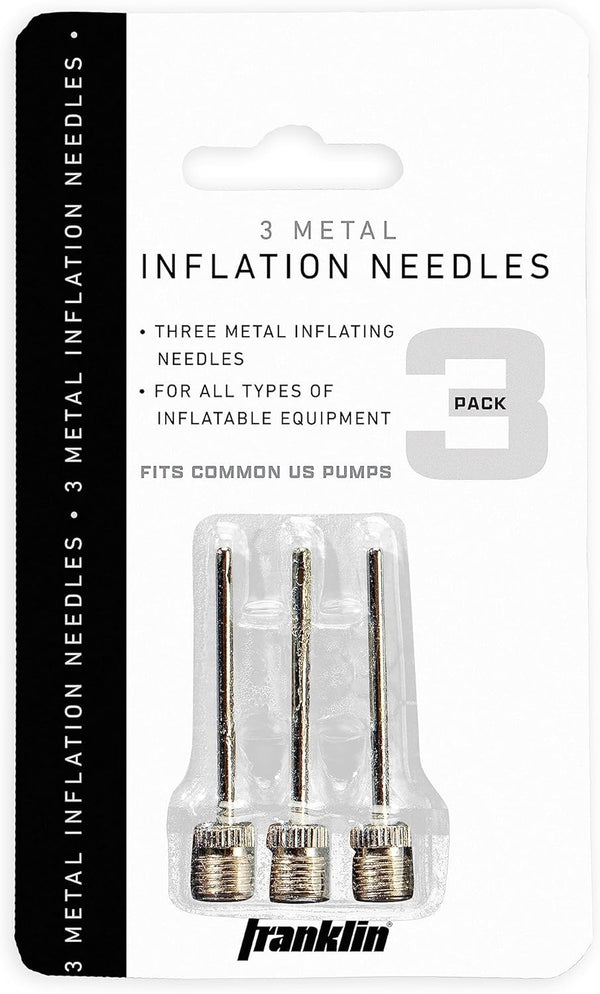 Franklin Sports 3 Pack of Inflation Needles, Silver