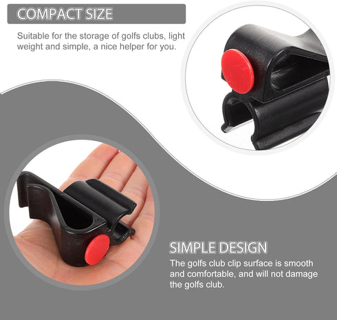 Kisangel Putter Clip on Holder, Club Holder for Golf Bag, Putter Clamp Golf Accessories
