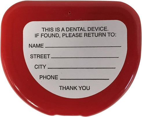 Pro Force Red Mouthguard Case