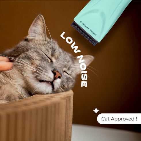 Trimmer, Cordless Pet Grooming Kit for Dogs & Cats, Quiet & Powerful Motor Paw & Face Lightweight Clipper, Dopamine