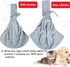 Dog and Cat Sling Carrier, Little Pet Shoulder Crossbody Slings for Outdoor Traveling (Gray)
