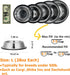 2 Pack Stainless Steel Dog Bowls with Rubber Bottom, Non-Skid Heavy Duty Feeder Bowls for Dogs, Cats (3.5 Cup / 28oz)