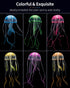 Uniclife 6 Pcs Glowing Jellyfish Ornament Decoration for Fish Tank Aquarium