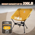 Backpacking 330 lbs ONETIGRIS Tigerblade Camping Chair, Lightweight Folding Hiking Chair, Compact Portable Capacity