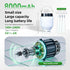 8000mAh HOYECHI Camping Accessories Fan with Light - Portable Rechargeable Tent Fan with Battery, Remote Control