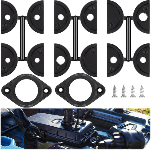 Threehoney Through Hull Wiring Kits for Device Battery Connections, Thru Hull Wiring Kits