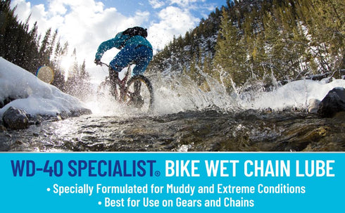 WD-40 Specialist Bike Wet Chain Lube, 4 OZ