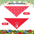 2PCS, Christmas Dog Bandanas XLarge for Dog, Triangle Reversible Holiday Bandana for Boy Girl, Bibs Accessories