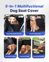 600D pettycare Dog Car Seat Cover for Back Seat, Heavy Duty Waterproof & Scratch-Resistant for Car with Side Flap, Pet