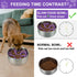 Dog Slow Feeder Dog Bowls Silicone Spiral Dog Food Bowls Feeder Insert to Slow Down Eating for Large Medium Small Breed Dogs Perfect with Stainless Steel Glass Ceramic Dog Bowls (Purple)