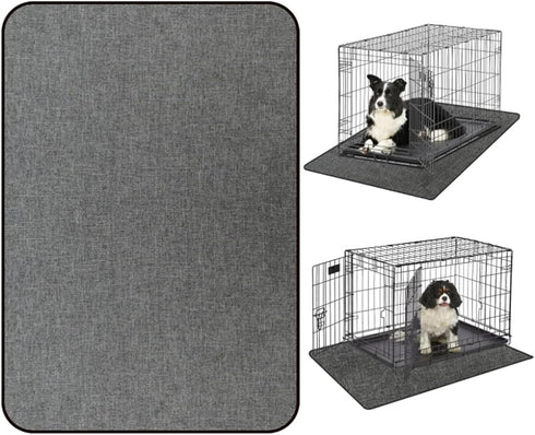 Ehzyaz Dog Crate Mat Liner, Washable Pee Pads for Dogs, Absorbs Urine,