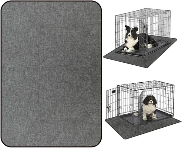 Ehzyaz Dog Crate Mat Liner, Washable Pee Pads for Dogs, Absorbs Urine,