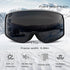 Ski Goggles OTG for Men Women, Anti-fog UV Protection Snowboard Goggles for Adult Youth