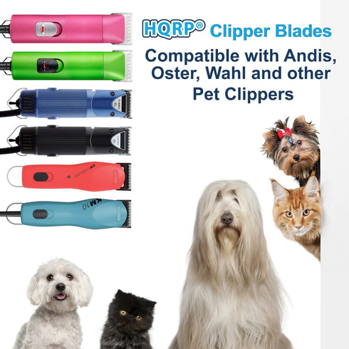 HQRP Animal Clipper Blade Compatible with Oster CryogenX Size-10 Professional Clippers for Pet Grooming