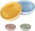 Slow Feeder Dog Bowls 2PCS, Puzzle Silicone Feeding Bowls with Suction Cups, Anti-Choking Design for Medium Small Dogs