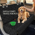 SNZ 100% 600D Dog Car Seat Cover for Back Seat, Waterproof Pet Car Seat, Oxford Backseat Covers for Dogs, Scratch Proof