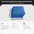 BalanceFrom 3/4' 24 24 3/4 24 6 Puzzle Exercise Mat Thick, EVA Interlocking Foam Floor Tiles for Home Gym, Mat for Home