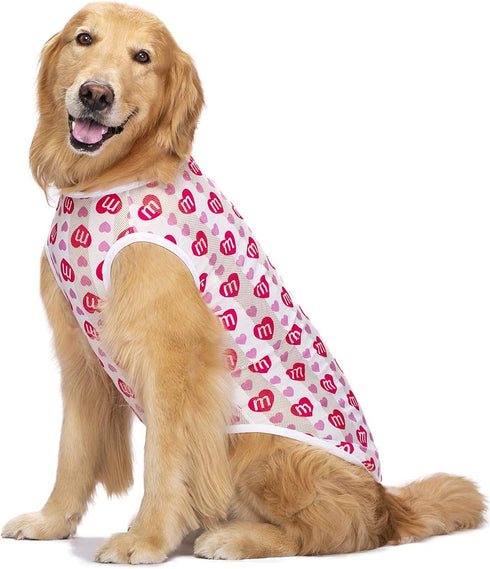 2 Pack Camo Dog T-Shirts for Medium Large Dogs, Quick Dry Cooling Vest Shirt for Pet Apparel