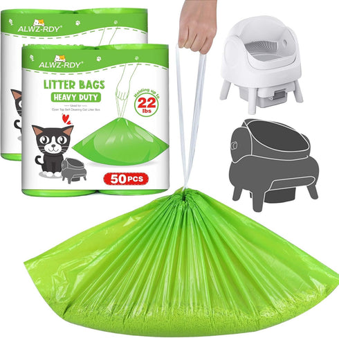 100 Count Cat Litter Bags Liners Compatible with Neakasa M1 and Petpivot
