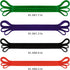 Pull Up Assist Band Heavy Duty Resistance Bands Set for Workout, Body Pull Up Assistance for Powerlifting