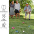 Set Trademark Games Bocce Ball Regulation Size - Lawn Game for Backyard or Beach - Includes Red and Green Bocce Balls