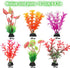 30Pcs Aquarium Plants, Fish Tank Accessories, Artificial Aquatic Plants, Full Set of Decorations