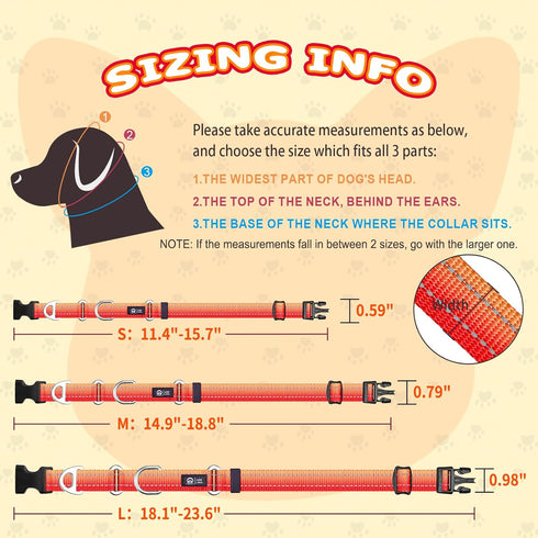 Light-Reflective Martingale Dog Collar for Whippets, Greyhounds, Saluki, American Bully - Adjustable Heavy Duty No-Pull