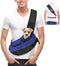 Dog Sling Carrier for 5 LB Small Dogs - Breathable Mesh Pet Carrier for Travel, Hand Free Klein Blue S