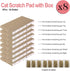 8 Packs in 1 Cat Scratch Pad, Cat Scratcher Cardboard,Reversible,Durable Recyclable Cardboard, Premium Scratch, Suitable for Cats to Rest, Grind Claws and Play