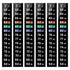 AQUANEAT 6 PCS Thermometer Strips, Fish Tank & Reptile Thermometer Sticker, Terrarium Water Temperature Test