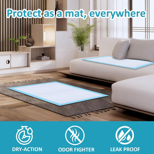 Ownpets Dog Training XL Extra Large Pad, 35’’ x 32’’, Leak-proof 6-Layer Pee Pads for Pets, 40 counts