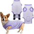 Dog Surgery Recovery Suit, Spay Neuter Onesie for Male Female Dogs, Cone Alternative, Purple, Medium