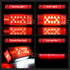Lcrslitx IP68 4 2 25FT 80" LED Trailer Light Kit, Submersible Waterproof for Boat Trailers, Super Bright Stop Brake