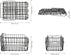 Commutes DOITOOL Folding Rear Bike Basket Black Wire Mesh Storage Gadget for Electric and Road Bikes Sturdy Cargo