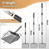 10inch 24 68" 4 1 Large Metal Chicken Poop Scooper, to Long Chicken Coop Litter Scoop with Stainless Steel Handle