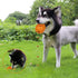 Dragon Egg Dog Chew Toys for Aggressive Chewers, Indestructible Tough Toys for Medium Large Dogs (Orange)
