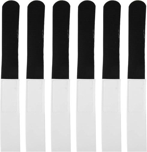 Ski Straps, Adjustable Hook and Loop Fixing Straps for Carrying Narrow Wide Fat Skis, 6 Pcs