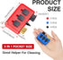 Nuanchu 10 Packs 3 in 1 Retractable Golf Club Cleaner Tool, Portable Brush & Sharpening Tool