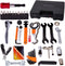 YBEKI Bike Repair Tool Kit - Bicycle Tool Set with Reversible Drive Ratchet, Chain Tool, and More
