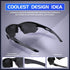 Polarized Sports Sunglasses for Men Women, Cycling Running Fishing Glasses with TR90 Unbreakable Frame