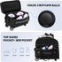 SOGUKOER 2 39.5" Bowling ball Bag with Wheels, Lightweight Trolley Double Ball Bowling bag with Large Separate Shoe