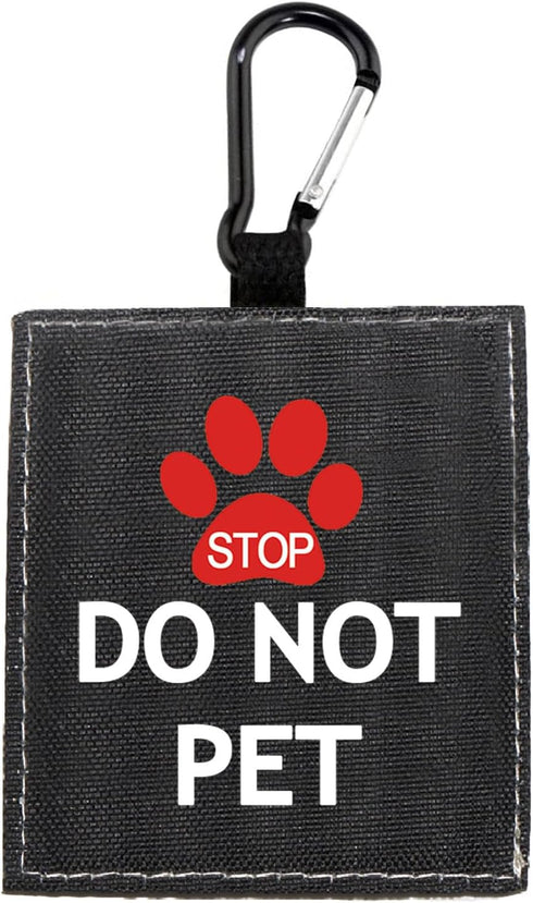 Funny Dog Leash Sleeve Do Not Pet Wrap Alert Hanging ID Patch Tag, Pet Birthday Gift (Do Not Pet2-Tag)