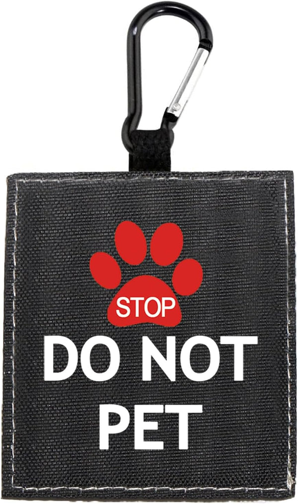 Funny Dog Leash Sleeve Do Not Pet Wrap Alert Hanging ID Patch Tag, Pet Birthday Gift (Do Not Pet2-Tag)