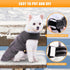 iBuddy Dog Winter Coats - Waterproof Warm Snow Jacket with Fleece Vest, Reflective Adjustable Cold Coat for Dogs