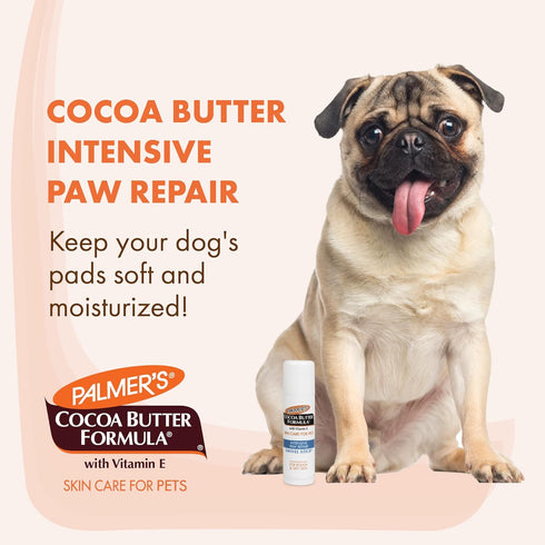 Palmer's for Pets Cocoa Butter Fragrance Free Moisturizing Paw Pad & Nose Balm Swivel Stick for Dogs, 0.5 oz