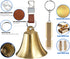 Pacify 3/6 Pack Loud Bear Bell with Whistle Set for Hikers, 2 Inch 3 in 1 Hiking Gear with Emergency Whistle and