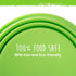 Mighty Paw Travel Dog Bowl Set - Silicone Food - Water Bowls - Bonus Carabiner Clip - Ideal for Hiking - Camping - Lightweight - Leak-Proof - Collapsible Dog Bowl with Lid - Green - 2 Pack (27 Oz)