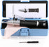LEERCHUANG Water Salinity Refractometer, Dual Scales Hydrometer for Aquarium, Marine Fish-Keeping, Pool Tank